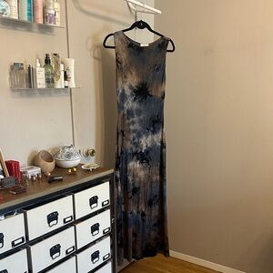 DISSH Black and Gray Maxi Dress